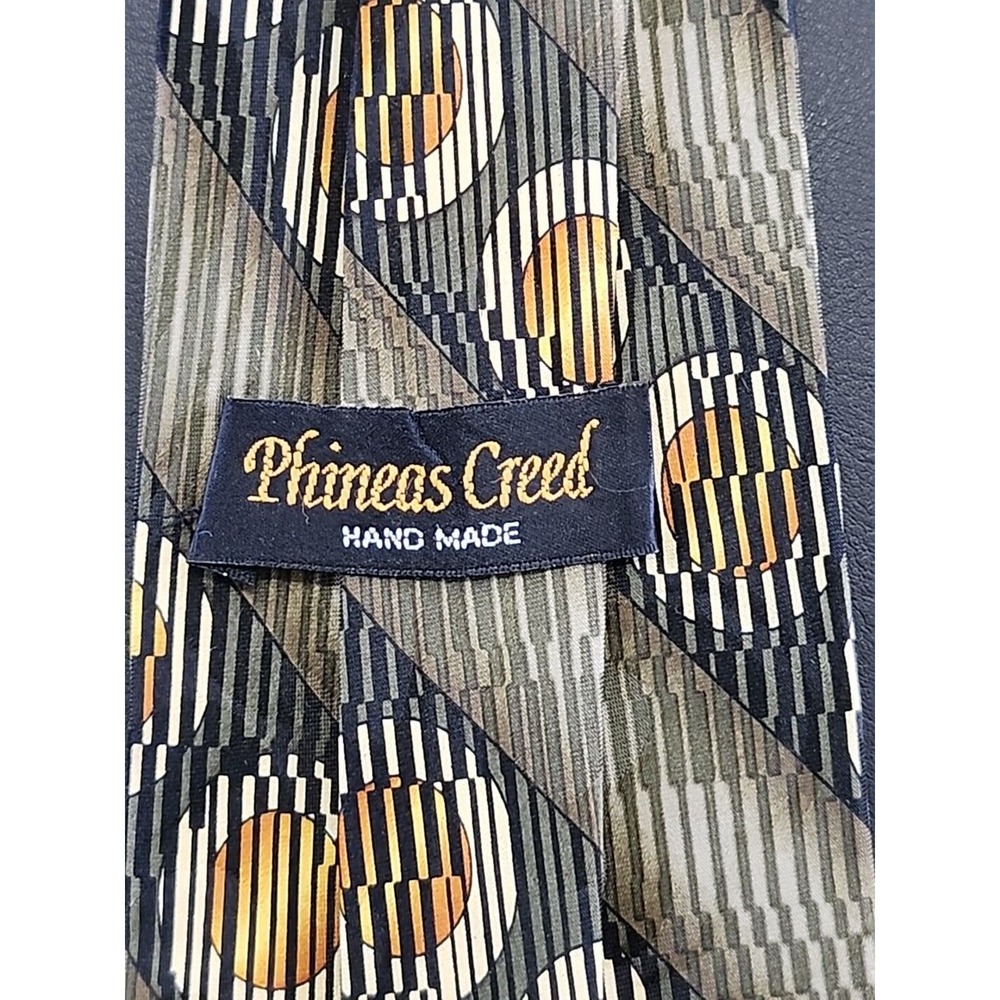 Men's Neck Tie Phineas Creed Silk L58" W3.75"